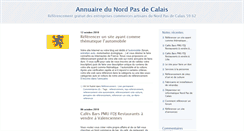 Desktop Screenshot of annuaire-du-nord-pas-de-calais.nordblogs.com