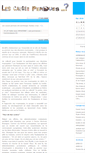 Mobile Screenshot of causesperdues.nordblogs.com