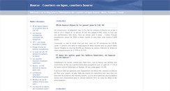 Desktop Screenshot of bourse.nordblogs.com