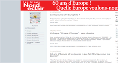 Desktop Screenshot of 60ansdeurope.nordblogs.com