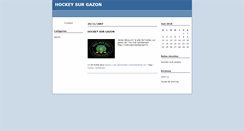 Desktop Screenshot of hockeysurgazon.nordblogs.com