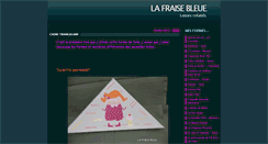 Desktop Screenshot of lafraisebleue.nordblogs.com