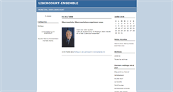 Desktop Screenshot of libercourt-ensemble.nordblogs.com