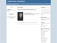 Tablet Screenshot of libercourt-ensemble.nordblogs.com