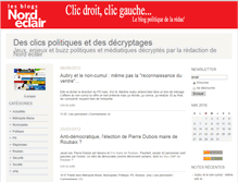 Tablet Screenshot of desclicspolitiquesennord-pas-de-calais.nordblogs.com