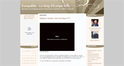 Desktop Screenshot of europalille.nordblogs.com