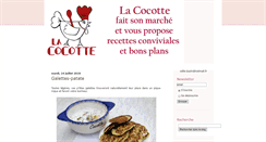 Desktop Screenshot of lacocotte.nordblogs.com