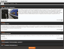 Tablet Screenshot of doubleneuf.nordblogs.com