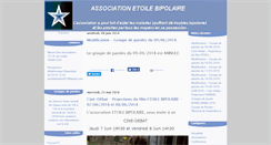 Desktop Screenshot of etoilebipolaire.nordblogs.com